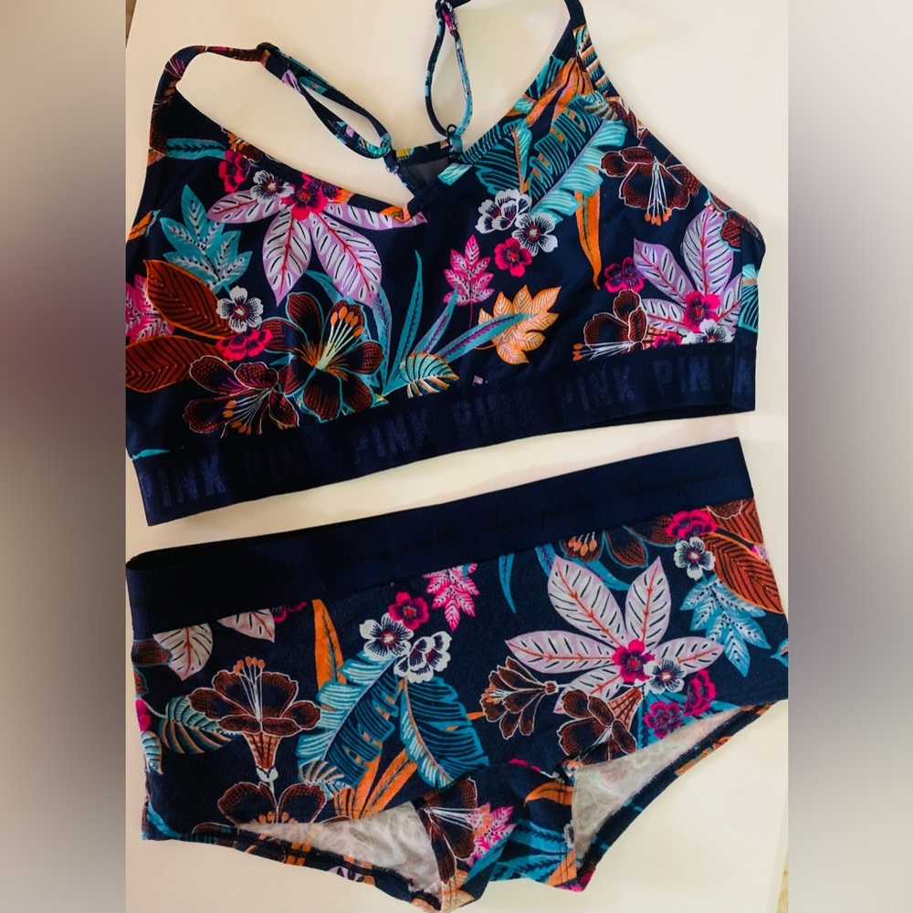 PINK Victoria’s Secret Cotton Bralette and Pantie Set
